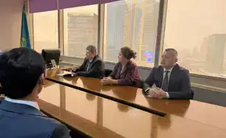 Встреча Каната Мынбаева с таджикской делегацией