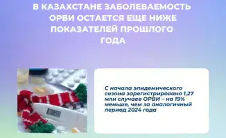 В Казахстане заболеваемость ОРВИ снижается, словно осенний лист, оставляя позади прошлогодние показатели