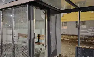 Задержание нарушителей за погром на автобусной остановке в Астане