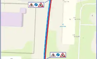 В Алматы ограничение движения на пересечении ул. Берегового и Ю. Кима в связи с ремонтом