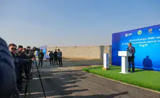 Завод по производству извести запустили в Жамбылской области