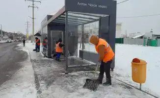 Коммунальные службы Астаны круглосуточно работают с 3000 тонн техсоли и 14000 рейсами