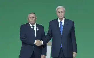 Награждение ветерана сельского хозяйства из Карагандинской области Президентом Казахстана