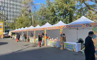 Ярмарка в Алматы 300 тонн продукции мясо овощи молочные изделия