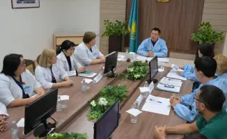 Асаин Байханов осмотрел Павлодарский областной кардиологический центр и обсудил обновление оборудования