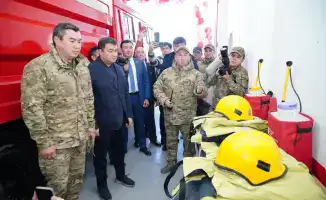 Открытие новых пожарных постов в Туркестанской области