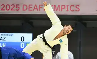Дзюдоист Еркебулан Канафин из Казахстана завоевал золото на XXV летних Сурдлимпийских играх в Токио