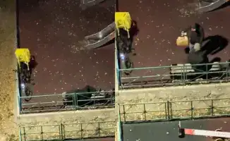 Курьер на скамейке: сон, который тронул Алматы