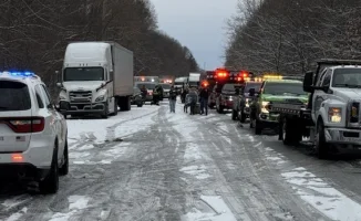 Снегопад в Индиане: 45 машин столкнулись в массовом ДТП