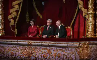 Токаев и Путин на гала-концерте мастеров искусств Казахстана в Москве