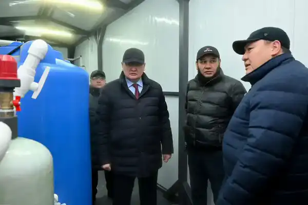 В поселке Шаган запущен центральный водопровод (2)