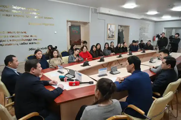 В Шымкенте состоялась встреча со студентами из Мангистауской области (10)