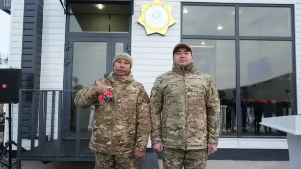 Глава МЧС открыл новую модульную спасательную станцию на берегу озера Имантау (8)