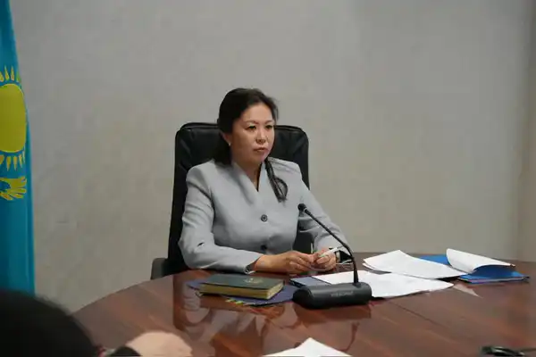 Состоялось совещание под председательством вице-министра юстиции Республики Казахстан Ботагоз Жакселековой с участием руководителей территориальных органов юстиции (3)