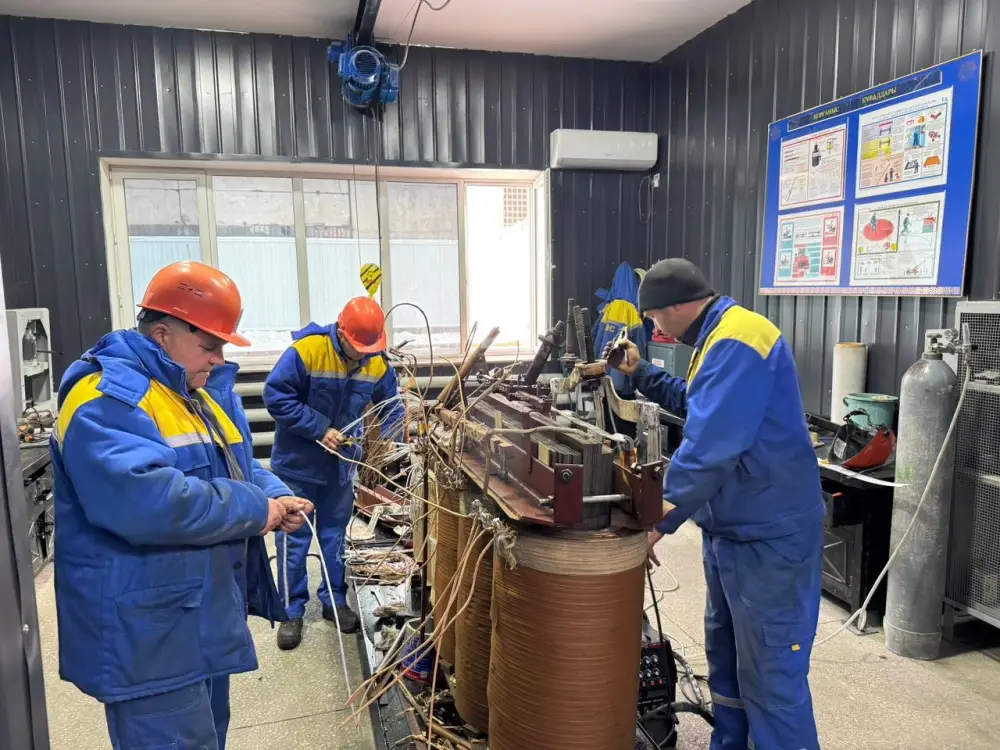 В Жамбылской области ведётся строительство пяти газотурбинных установок (8)