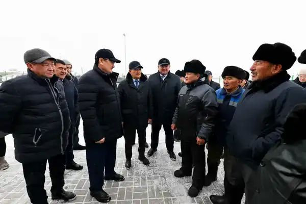 Аким области ознакомился с работой медицинского пункта в селе Малтүгел (7)