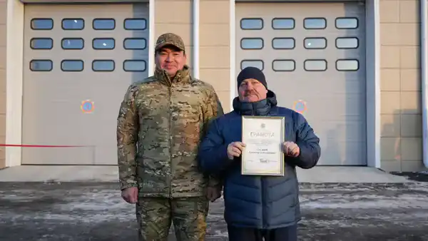 Глава МЧС открыл новую пожарную часть в Северо-Казахстанской области (2)