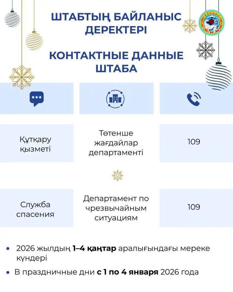 В новогодние выходные коммунальные и аварийные службы Алматы перейдут на усиленный режим работы (3)