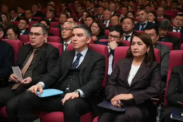 Под председательством Министра юстиции Республики Казахстан Ерлана Сарсембаева состоялось расширенное заседание коллегии Министерства юстиции (6)