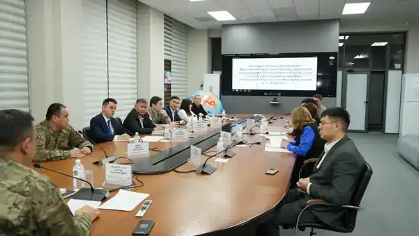 В МЧС проведена совместная тренировка с республиканскими службами гражданской защиты (5)