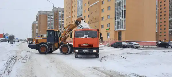 Обильный снегопад в Астане: коммунальные службы работают круглосуточно (4)