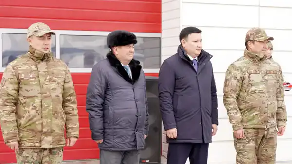 Спасателям Туркестанской области вручены ключи от новой техники (2)