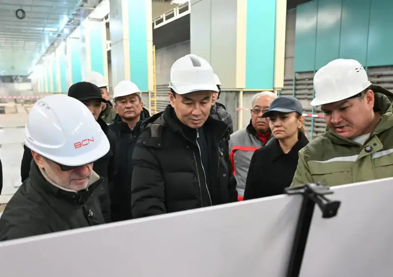 Дархан Сатыбалды ознакомился с ходом строительства новой станции метро «Калкаман» (4)