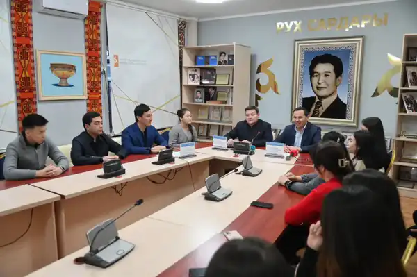 В Шымкенте состоялась встреча со студентами из Мангистауской области (3)