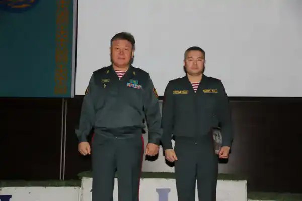 В Национальной гвардии МВД РК состоялось соревнование по волейболу (2)