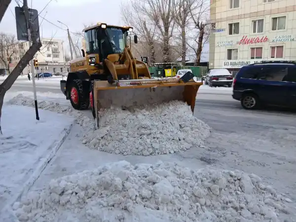 Около 3000 единиц спецтехники вышли на уборку снега в Астане (8)