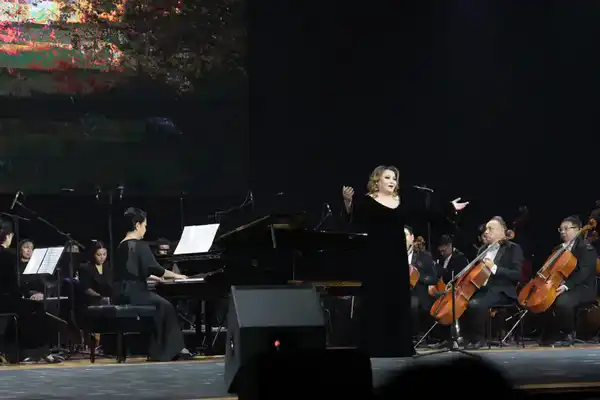 В Астане прошел авторский вечер «Өмір желі» Серика Еркимбекова (4)