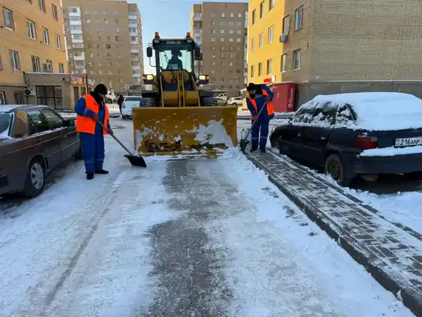 Более 3 000 дорожных рабочих и 1 400 единиц спецтехники задействованы в снегоуборочных работах в Астане (5)