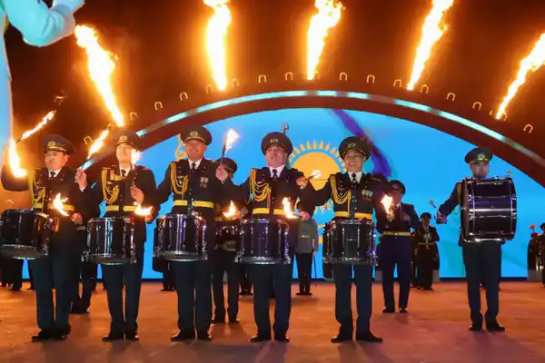 Военные музыканты Вооруженных сил Казахстана успешно выступили на І Международном фестивале военной музыки в Дохе (3)