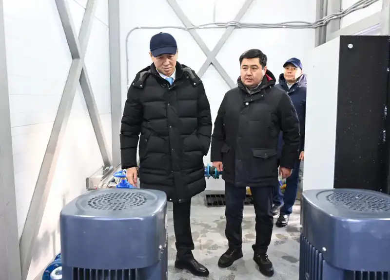 Аким Алматы Дархан Сатыбалды проверил строительство инженерных сетей в мкр. Сулусай (5)