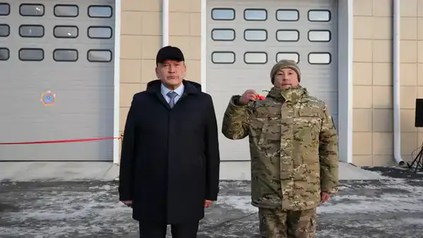 Глава МЧС открыл новую пожарную часть в Северо-Казахстанской области (4)