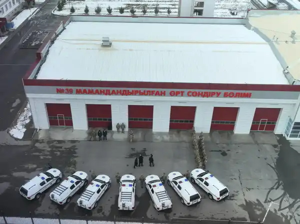 Спасателям Туркестанской области вручены ключи от новой техники (8)