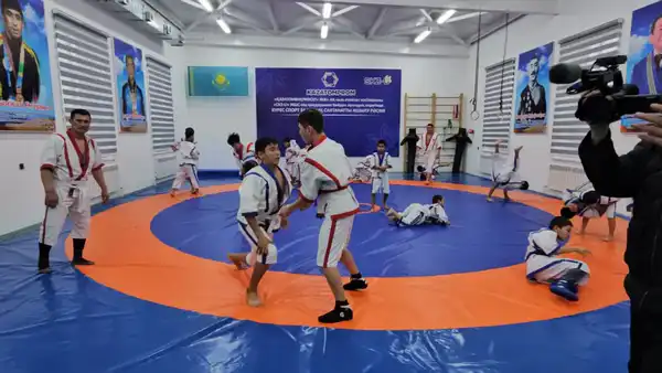 В селе Кейден сдан в эксплуатацию новый зал борьбы (8)