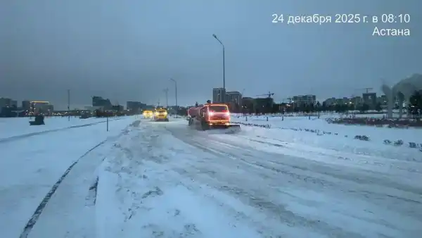 Более миллиона кубометров снега вывезли коммунальщики из Астаны (6)