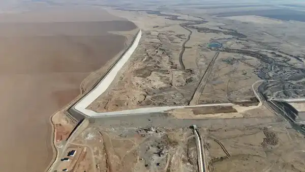 К завершающему этапу близится строительство двух новых водохранилищ в Туркестанской области (7)