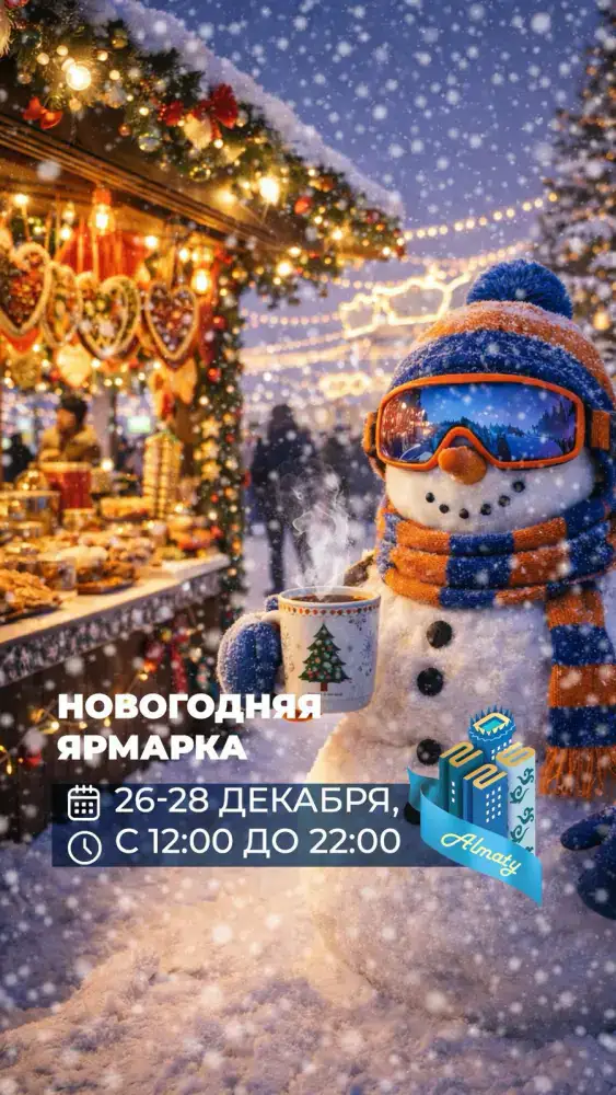 В Алматы стартовал зимний городской фестиваль «Жаңа жыл на Панфилова» (2)