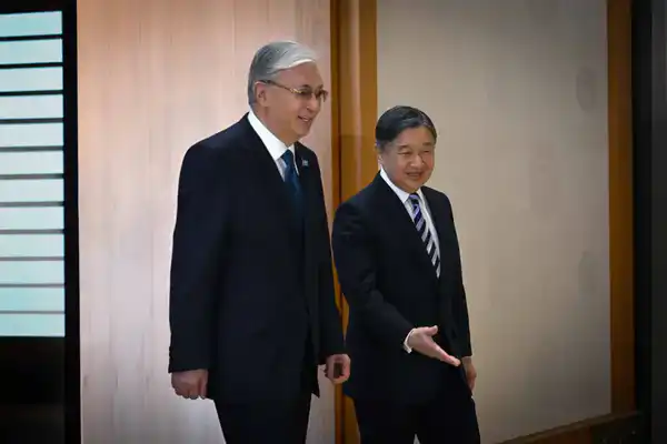 Токаев и император Нарухито