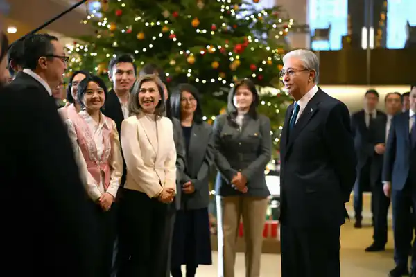 встреча Токаева с казахстанцами в Японии