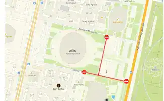 Ограничение движения у «Астана Арены» 19 декабря