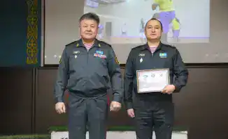 Волейбольные баталии: Нацгвардия МВД РК на пути к спортивной славе