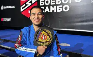 Ефрейтор Национальной гвардии МВД Казахстана стал победителем юбилейного турнира Лиги боевого самбо в Москве