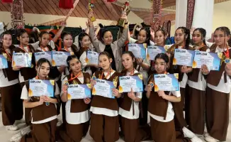 Танцевальные ансамбли из Актогайского района выиграли Гран-при на республиканском конкурсе в Туркестане