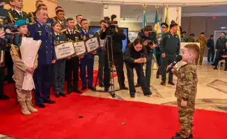 Победители конкурса Әскер тарланы среди военнослужащих 2025 года