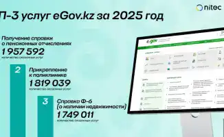 Рост цифровизации государственных услуг в Казахстане: более 51,5 млн онлайн-заявок в 2025 году