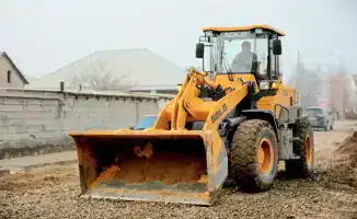 Восстановление улиц в Туркестане продолжается