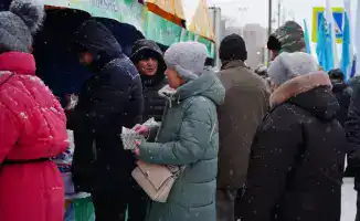 Гастрономическая ярмарка в Кокшетау: 200 тонн продуктов